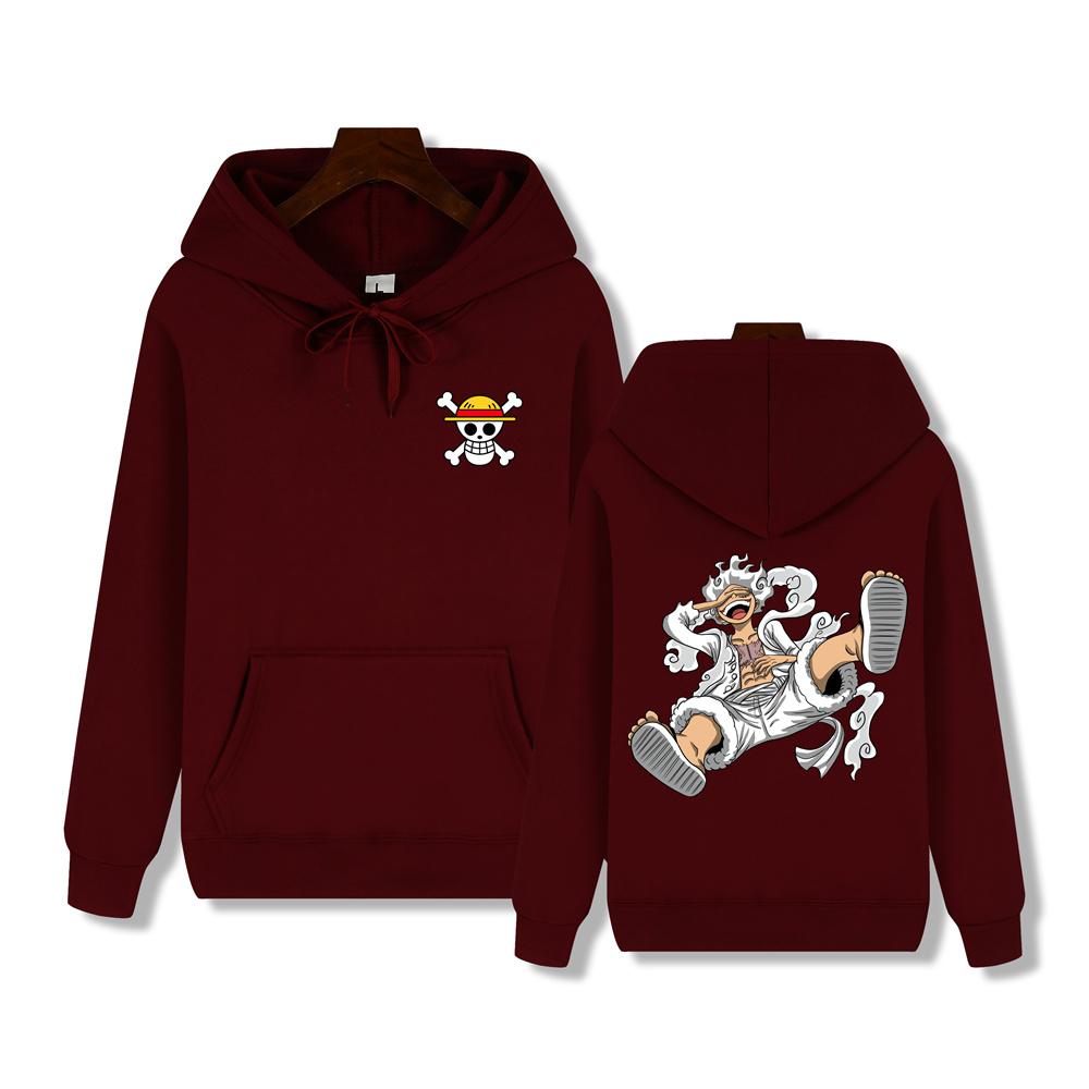 Limindong Herfst en Winter Comfortabel Zacht Verdikt Eendelig Lachen Plezier Bedrukt Heren Hoge Kwaliteit Casual Mode Warm Street Hoodie 4XL bruin