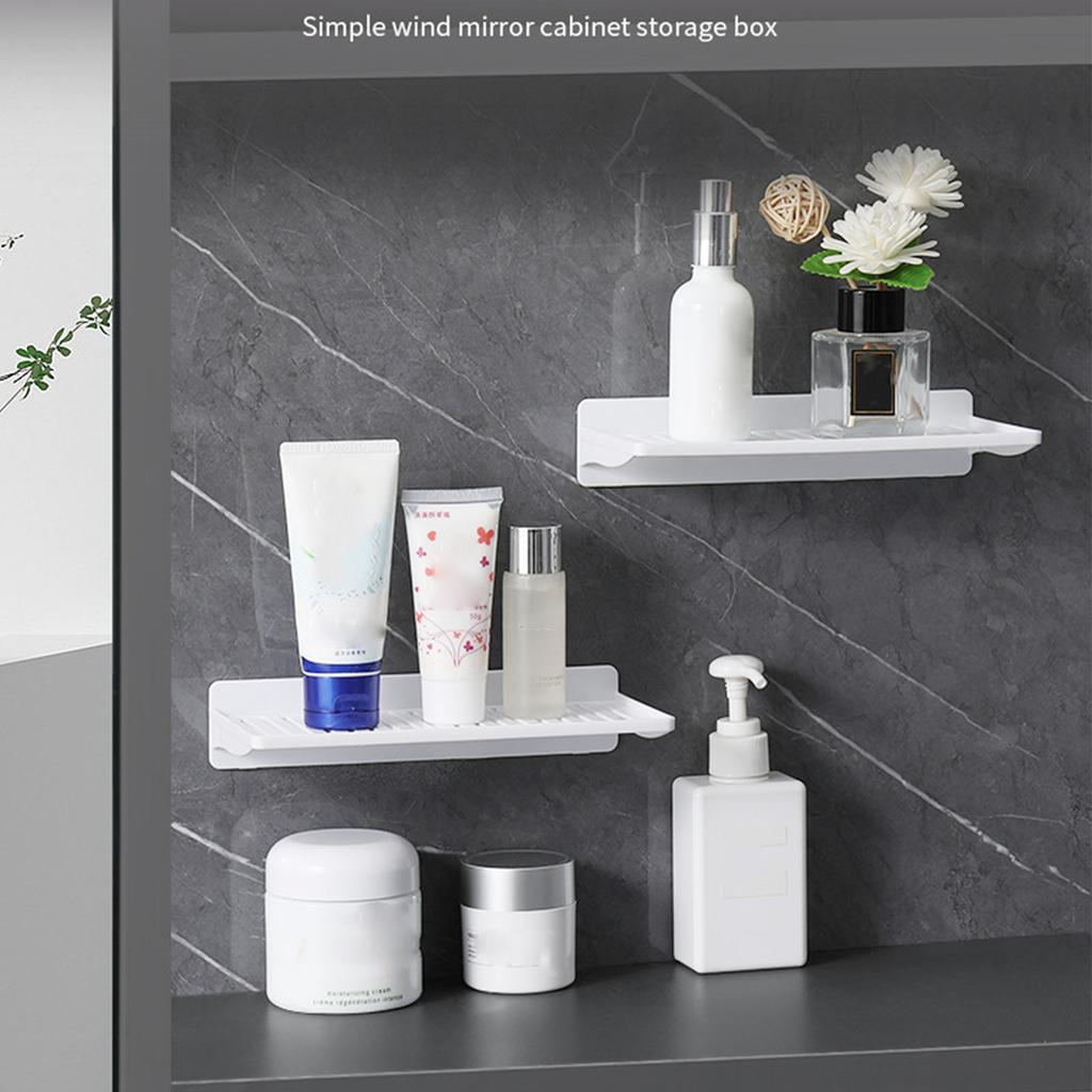 Scatola Portaoggetti Da Parete Per Bagno - Piccola, Senza Fori - Installazione Facile