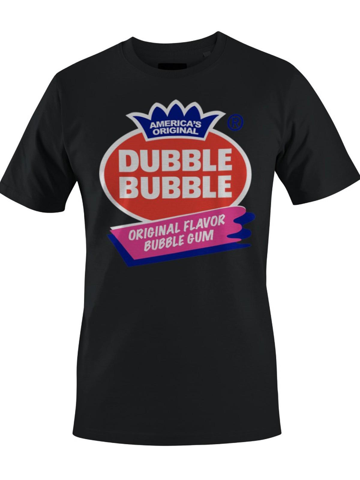 Officially Licensed Dubble Bubble Original Flavor Logo Mens T-shirt S
