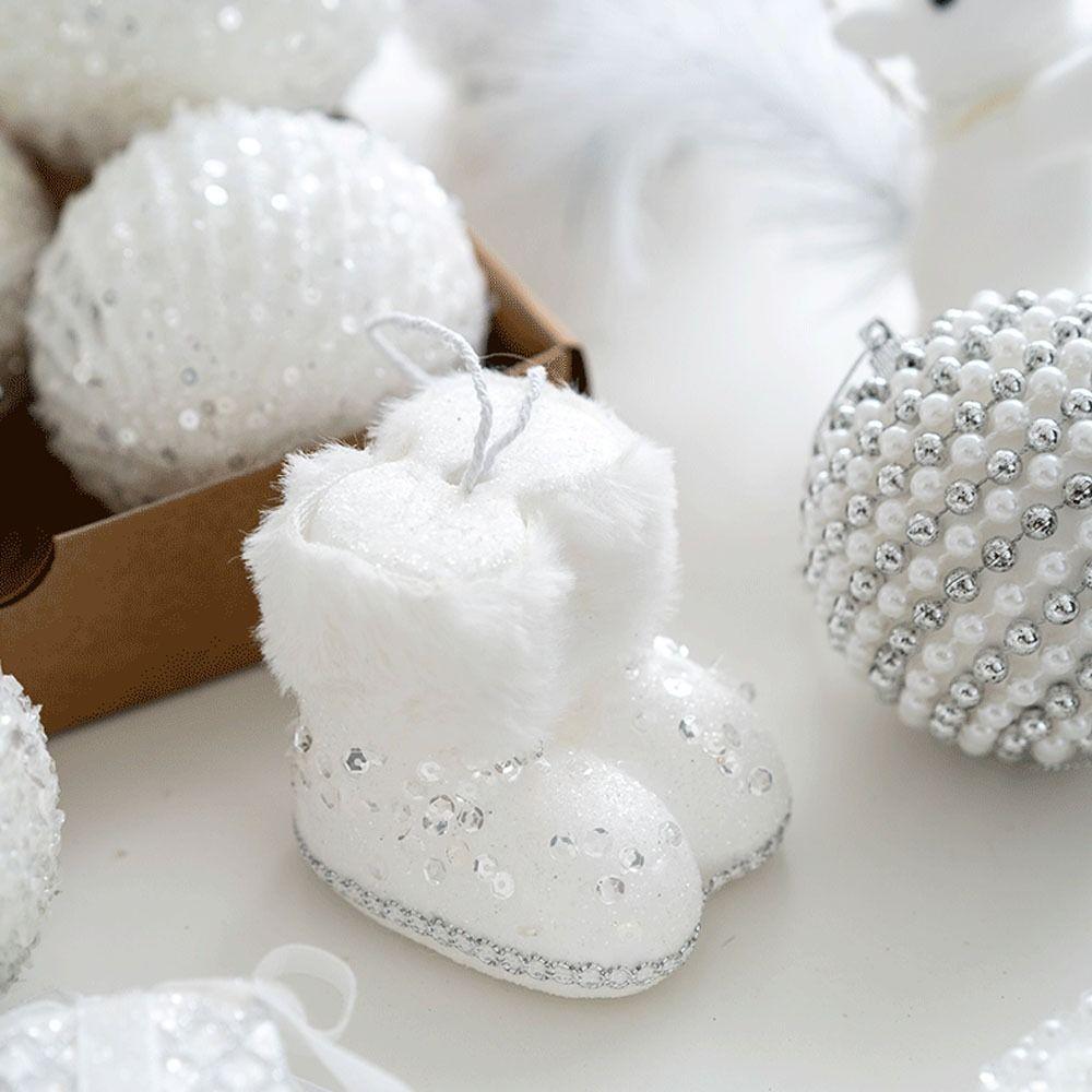 Durable Foams Christmas Tree Balls Shiny Sequin Christmas Tree Pendant Hanging 8cm Christmas Decor Christmas Party Supplies