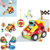 Jakmean Cartoon Remote Control Car Police Car With Colorful Lights And Music For Kids