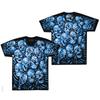 Blue Skull Pile Double Sided T-Shirt
