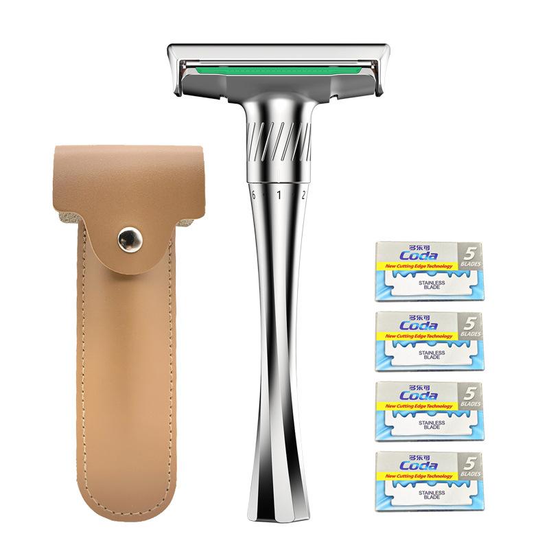 Manual Razor Adjustable Men's Razor Manual Zinc Alloy Razor HolderManual Razor