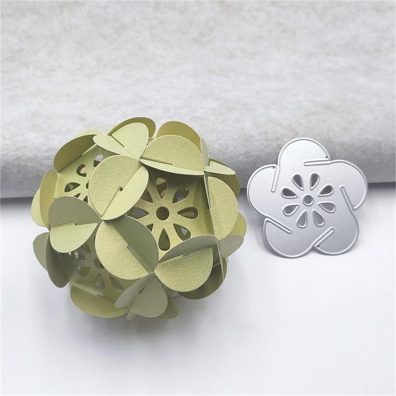 3D Flower Metal Cutting Dies DIY Craft Carbon Steel Embossing Template Stencil Scrapbooking for Card Die Cuts Mold