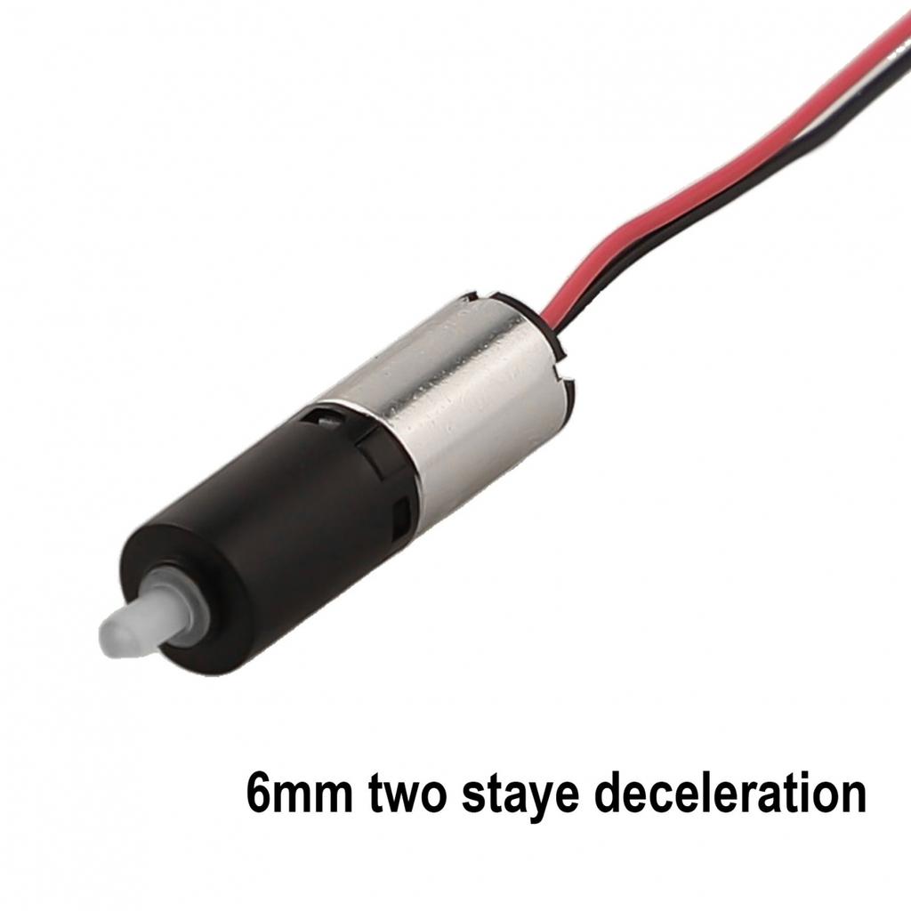 Performance Driven 6mm Coreless Gear Motor with Planetary Reduction at 3V