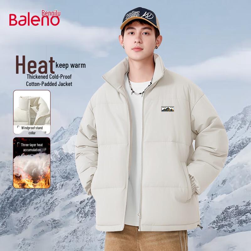 Baleno Men's Stand Collar Winter Padded Jacket