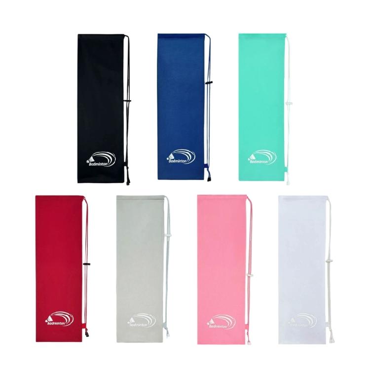 Compacts Drawstring Closure Badminton Bag Expandable Opening Spring Buckles Secure Sport Accessory