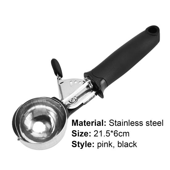 Naběračka na zmrzlinu Vysoká tvrdost Hladká Nerezová ocel Kuchyňské náčiní Naběračka na ovoce pro Restaurace