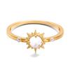 Copper Retro Chic Ring For Women Adjustable Size Unique Geometric Statement Fashion