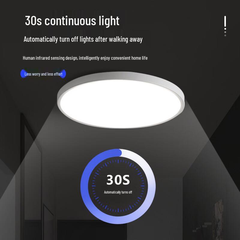 Oeny 12W Radar & Sound/Light Sensor Light (2-Pack)