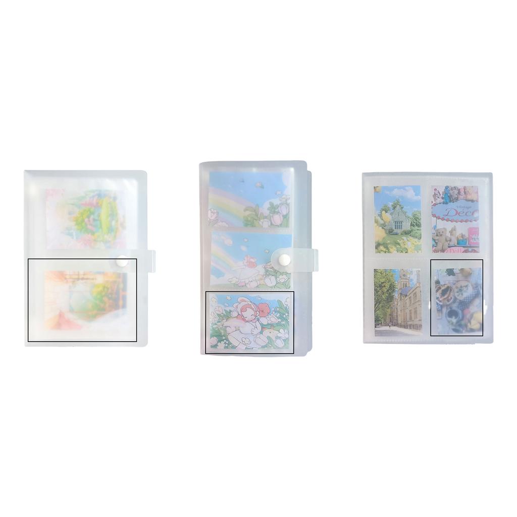 Large Capacity Photo Album 84 Pocket 80 Pocket 160 Pocket Card Organiser 3inch Photocard Folder Water Resistant Album