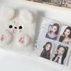 A6 Kpop Cartoon Plush Collect Book Binder Po Album Idol Card Holder Book Cute Girl Diary Planner Cover School Stationery