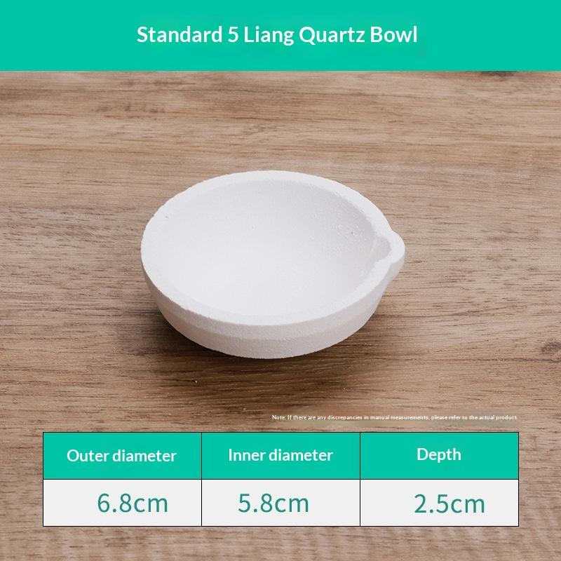 1Pcs High Temp Silica Bowl Jewelry Casting Refining Tool 100G-5000G Quartz Crucible For Melting Gold Silver Platinum