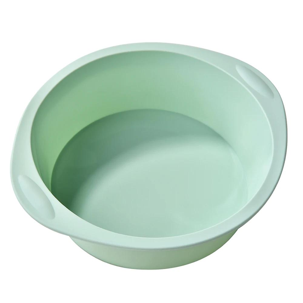 Silicone Round Cake Pan Non-Stick Bakeware for Cake Bread Birthday Party - Easy Release Durable Heat Resistant Perfect for Home