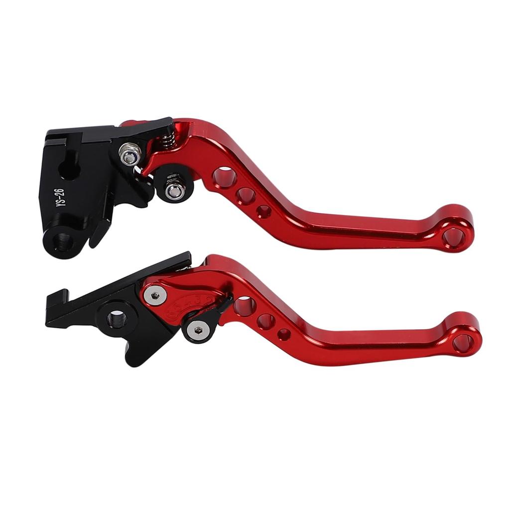 Nakira Brake Clutch Lever Set Ninja250 Ninja400 Z250 Z400 Versis-X250 (Red)