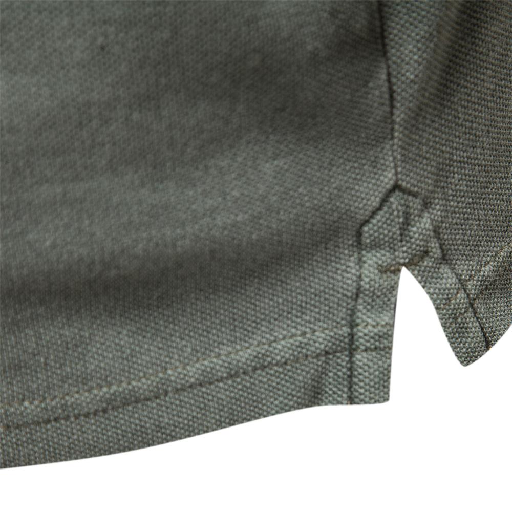 AIOPEON Bavlna Jednobarevné Pánské polokošile Ležérní Krátký rukáv Turndown Pánské košile Móda Streetwear Polos pro muže Muži Oblečení