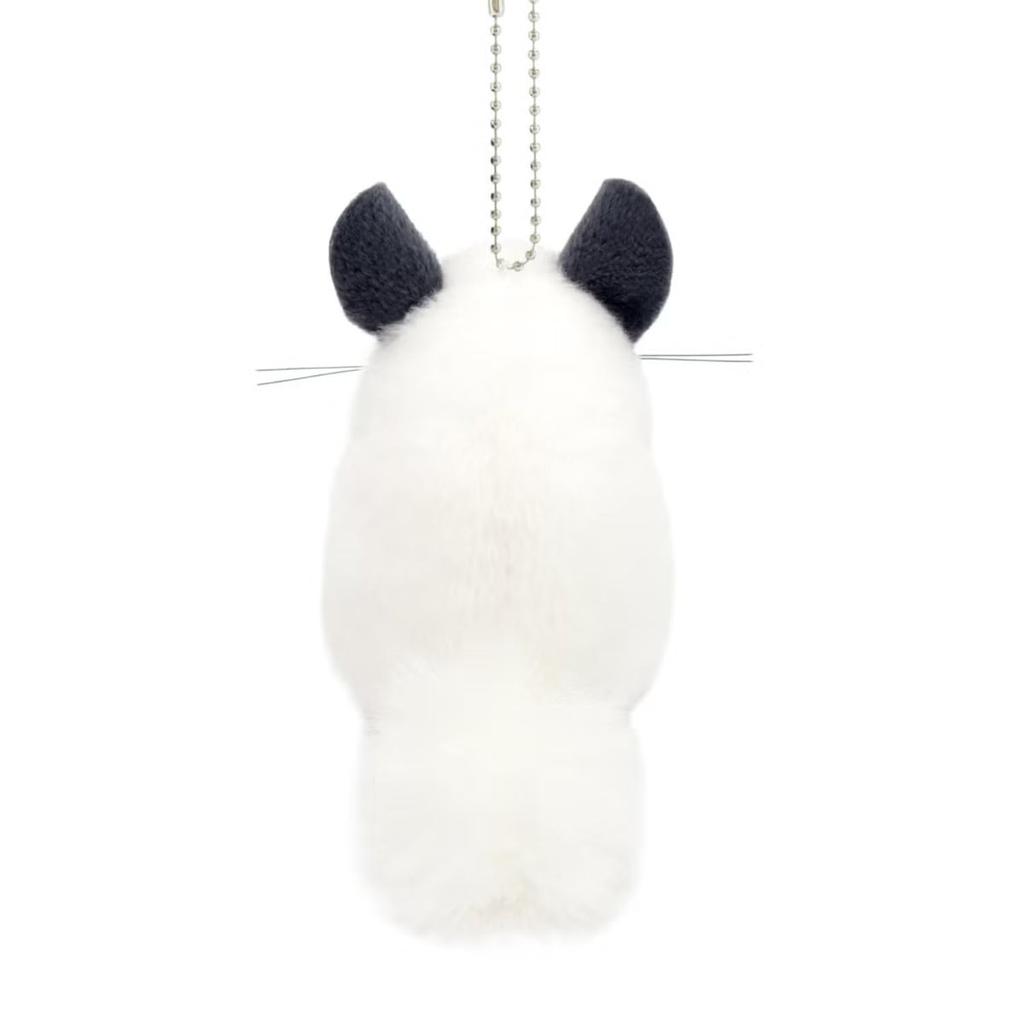 Yoshitoku Chinchilla Mascot Keychain Plush Toy 7cm Acrylic 180263