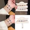 Floral Zirconia Pendant Bracelet With Gold Plating For Elegant Women