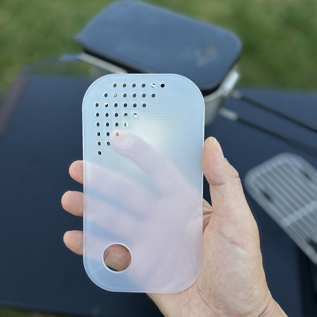 Mini Kitchen Cutting Board Small Fruit Cutting Board Chopping Board Mat Thick Board with Easy Grip Handle and Porous