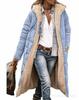Slim Fit Double Sided Hooded Cotton Cardigan Jacket Long Sleeve Solid Color Coat