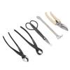 5Pcs Bonsai Tool Set Kit Carbon Steel Bonsai Scissors Rake Branch Cutter Pruning Shears Pliers Garden Tools