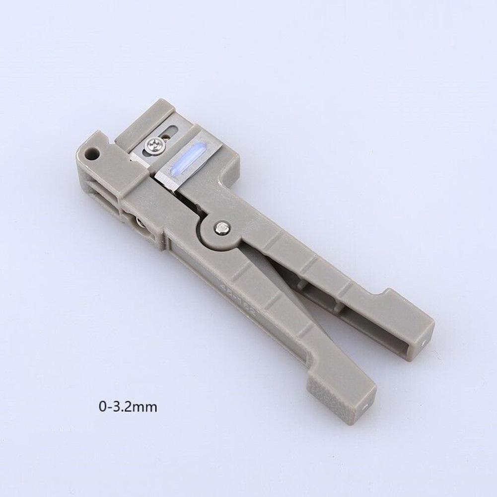 1pcs 45-162/163/165 Coaxial Cable Cutter Stripper Tool Adjustable Blades Cutter Slitter Fiber Optic Stripper Transverse Tube