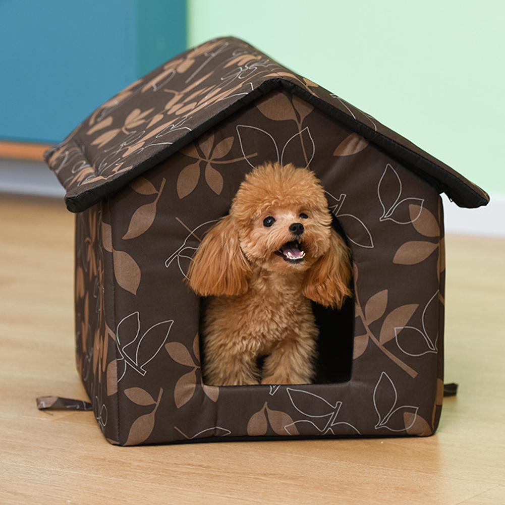 Waterproof Outdoor Pet House Thickened Cat Nest Tent Cabin Pet Bed Tent Cat Kennel Portable Travel Nest Pet Carrier