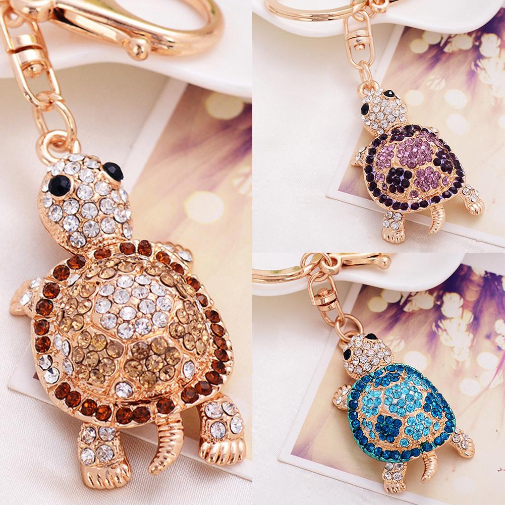 Drahokamenová želva přívěsek na klíče přívěsek na klíče taška na zavěšení do auta