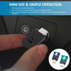 2-pack Mini USB Type C LED RGB Light Brightness Adjustable 8 Color Changeable Atmosphere Smart Type-C Night Lampfor Car Laptop Keyboard