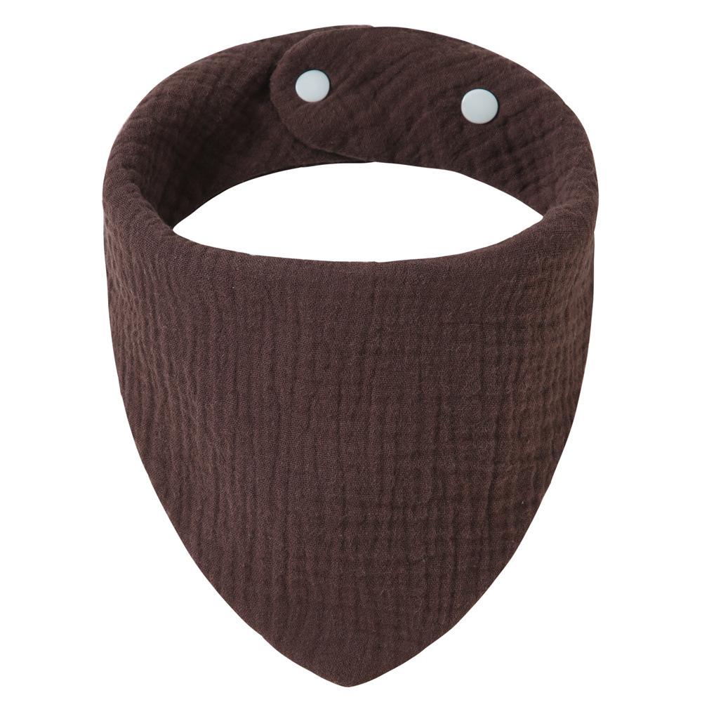 Muslin Baby Infant Cotton Bib Solid Color Scarf Feeding Saliva Towel Bandana Burp Cloth Boy Girl Babies Accessories Newborn