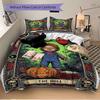 3pcs Horror Doll Duvet Cover Set, 1 Duvet Cover + 2 Pillowcases (No Insert), High-Definition Print, Home & Dorm Set yy251208060