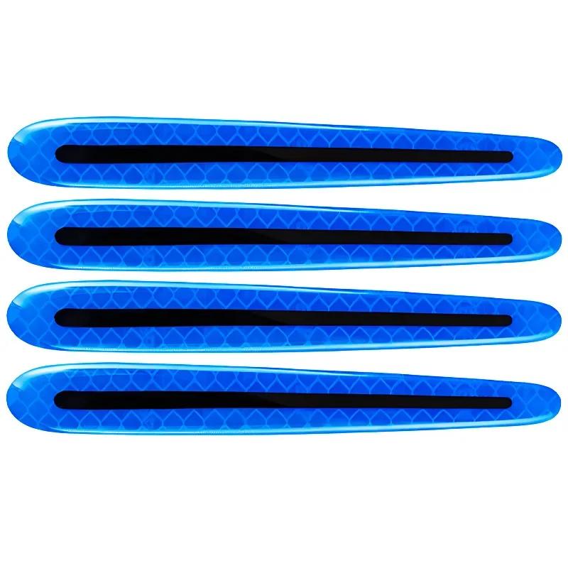 Car Door Reflective Stickers Anti-scratch Safty Warning Stickers Auto Handle Protection Film Exterior Styling Car Accessories