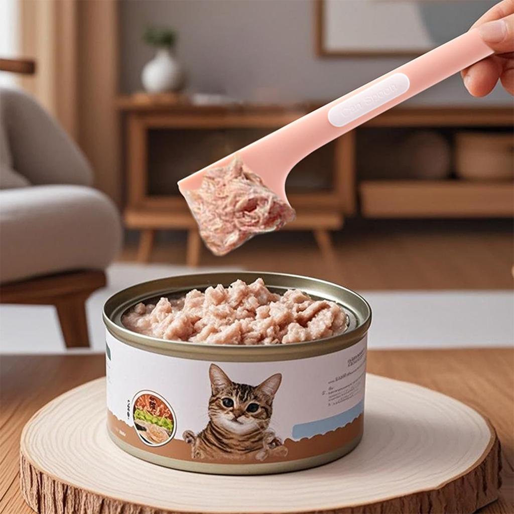 Silicone Canned Food Spoon For Pet Food, Used For Feeding And Storing Wet Food