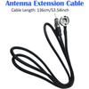 16.9 Inch Car Fm Am Radio  Antenna Flexible Mast Stereo Auto Am Fm Wing Mount Signal Aerial Antenna