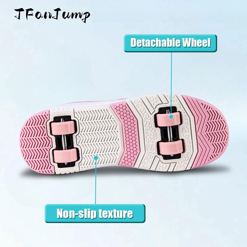 Rullskridskor Barn Sneakers Med Hjul Barn Rullskridskor Mode Utomhussportskor Flickor Pojkar Presenter Till Barn