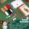 DIY Christmas Crochet Starters Kit, Complete Craft Knitting Kit with Crochet Hooks Yarns Video Tutorials for DIY Gift
