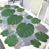Maydahui 30 PCS Tropical Artificial Palm Leaves Monstera Party Decoration 3 Size Large Medium Small for Hawaiian Luau Party Jungle Beach Theme Table