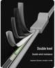 10-Rib Automatic Black Dual-Use Umbrella for Sun and Rain
