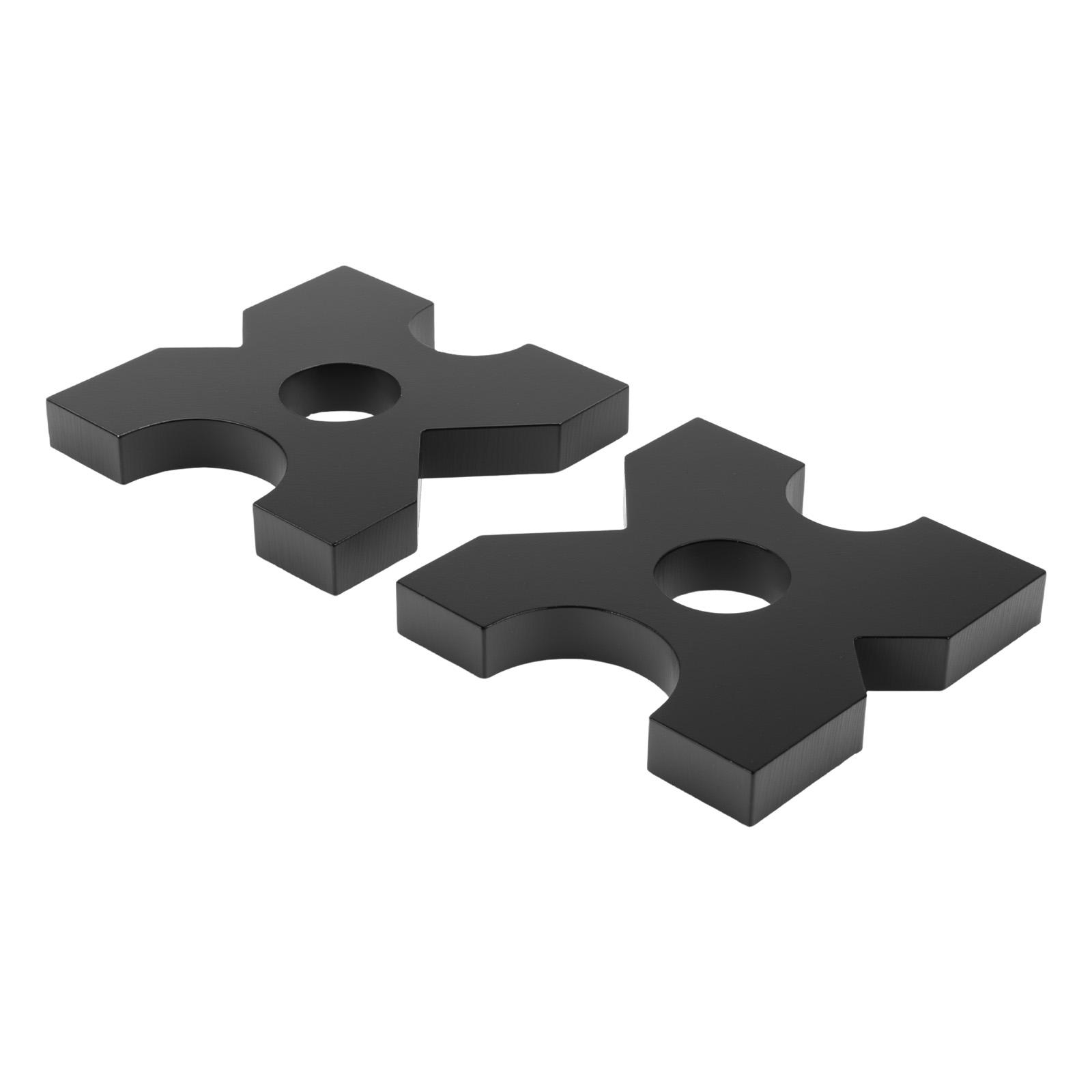 

1Pair Arbor Press Plate, 20T&32T Shop Metal Press Plates with 4Notch,1 Thickness,H Frame Thickened Hydraulic Shop Press Plate