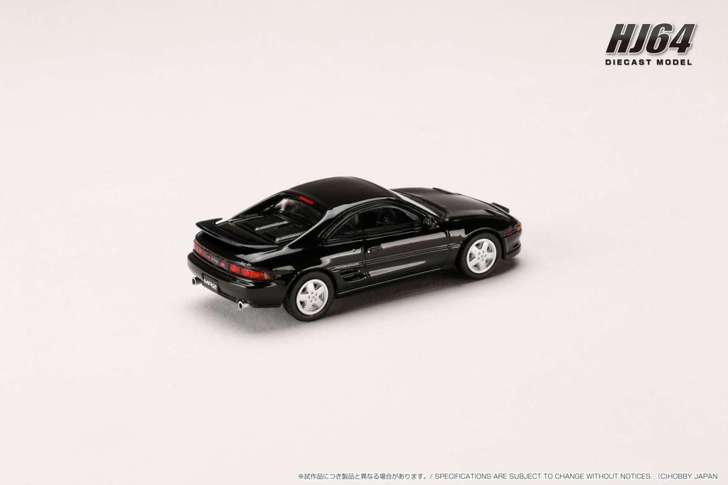 Hobby Japan HJ64 Toyota MR2 černý hotový výrobek HJ643045BK 1/64 (SW20) GT-S (1993)