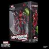 Hasbro Marvel Legends Maximum Series Deadpool, Deluxe Deadpool Comics Collectible 15cm Action Figure with 24 Accessories Including X-Force Doop (G0641