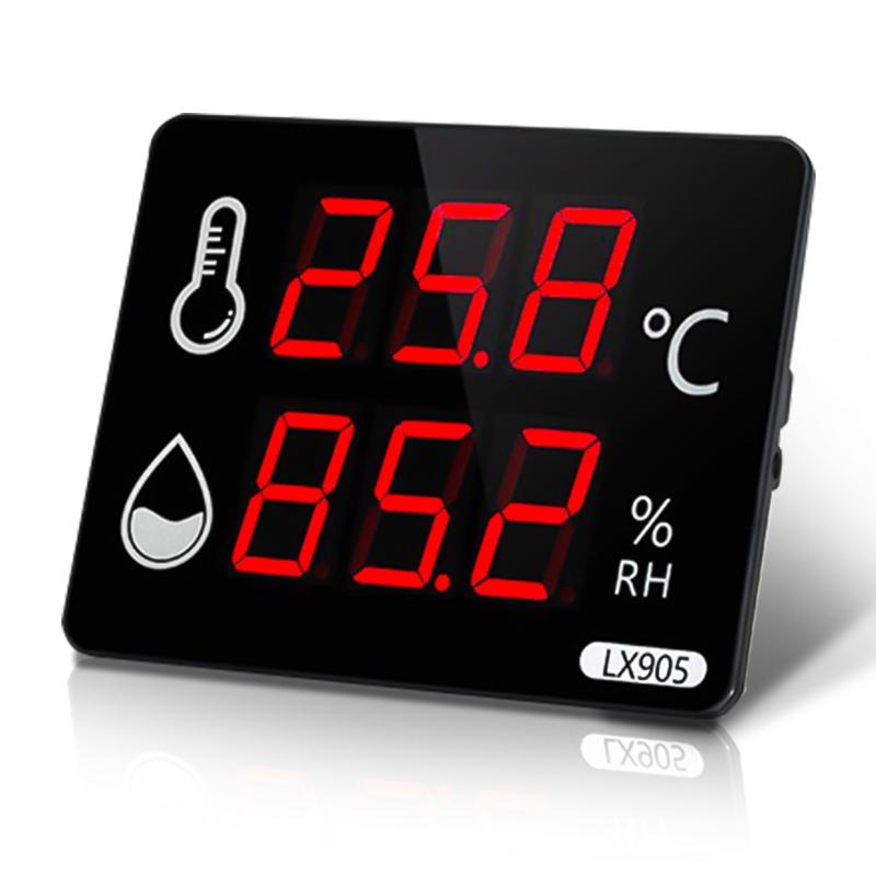 Termometru digital Higrometru de cameră cu ecran LED Contor de temperatură pentru umiditatea casei