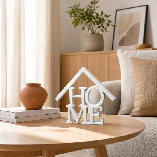 Letrero de Mesa para el Hogar Impreso en 3D, Letrero de Letras Moderno Independiente para el Hogar, Letrero Decorativo de Palabras para Mesa, Regalo de Inauguración para Casa Nueva