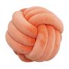 Nordic Three-Strand Knotted Ball Pillow – Handwoven Crystal Velvet Cushion 