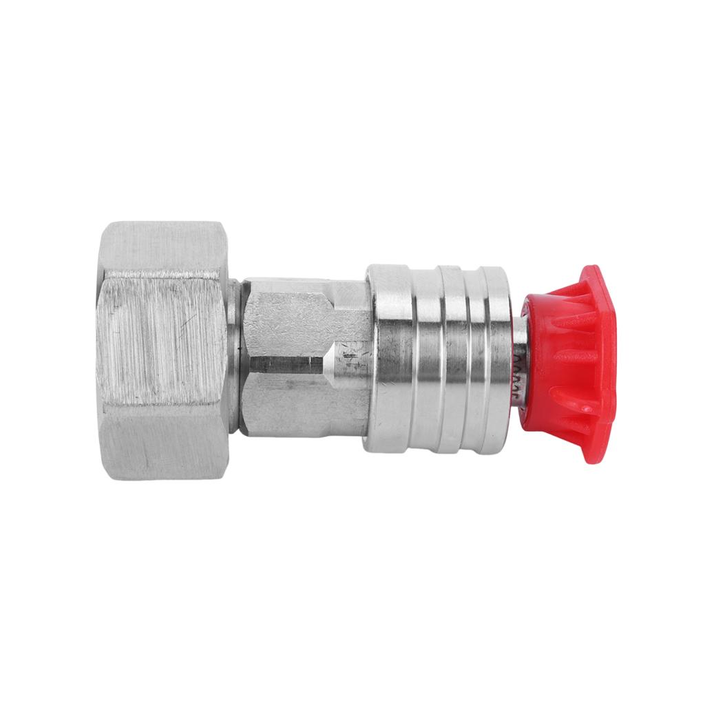 3/4 GHT To 1/4 Quick Connector Stainless Steel Leak-Proof Adapter Convert Water Hose To Power Washer Connector