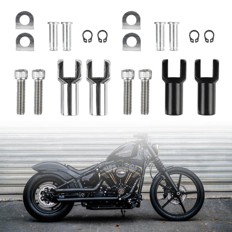 Foot Peg Supports Mounts for Davidson 2000-2017 Motorcycle Passenger Footpeg Support Clevis Kit Foot Peg Mounts