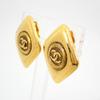 [Used] CHANEL 925 Vintage Square Logo Earrings/g520-58