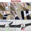 1/3/5/10x Auto Accessories Car Heavy-duty Cargo Lashing Fixing Belt 40cm Quick Release Luggage Tension Rope Strong Ratchet Strap