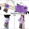 Hanging Mesh Clothes Clip Storage Bag for Outdoor Use and Dorms