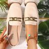 Large size metal buckle bag head slippers women's new lazy one-pedal fashionable women's half slippers